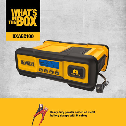 Chargeur de batterie professionnel Dewalt 30A avec démarrage du moteur