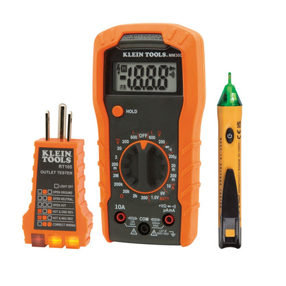 Kit de test électrique Klein Tools avec multimètre numérique