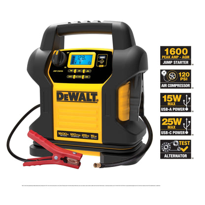 Dewalt Type 3 Digital Portable Power Station Jump Starter