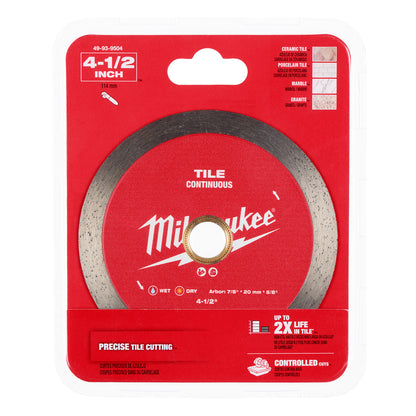 4-1/2" Continuous Tile Diamond Blade