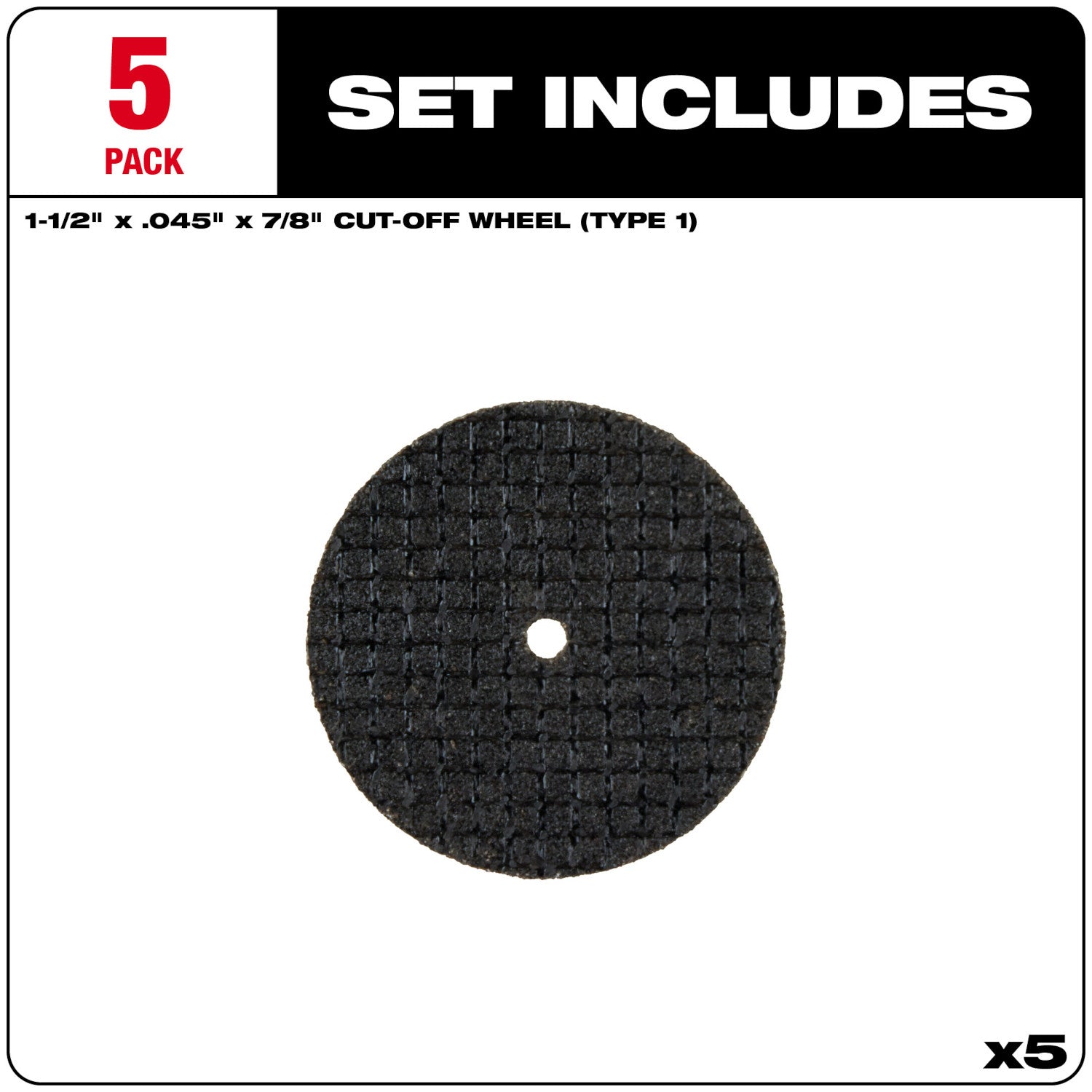 Disques à tronçonner 1-1/2" renforcés