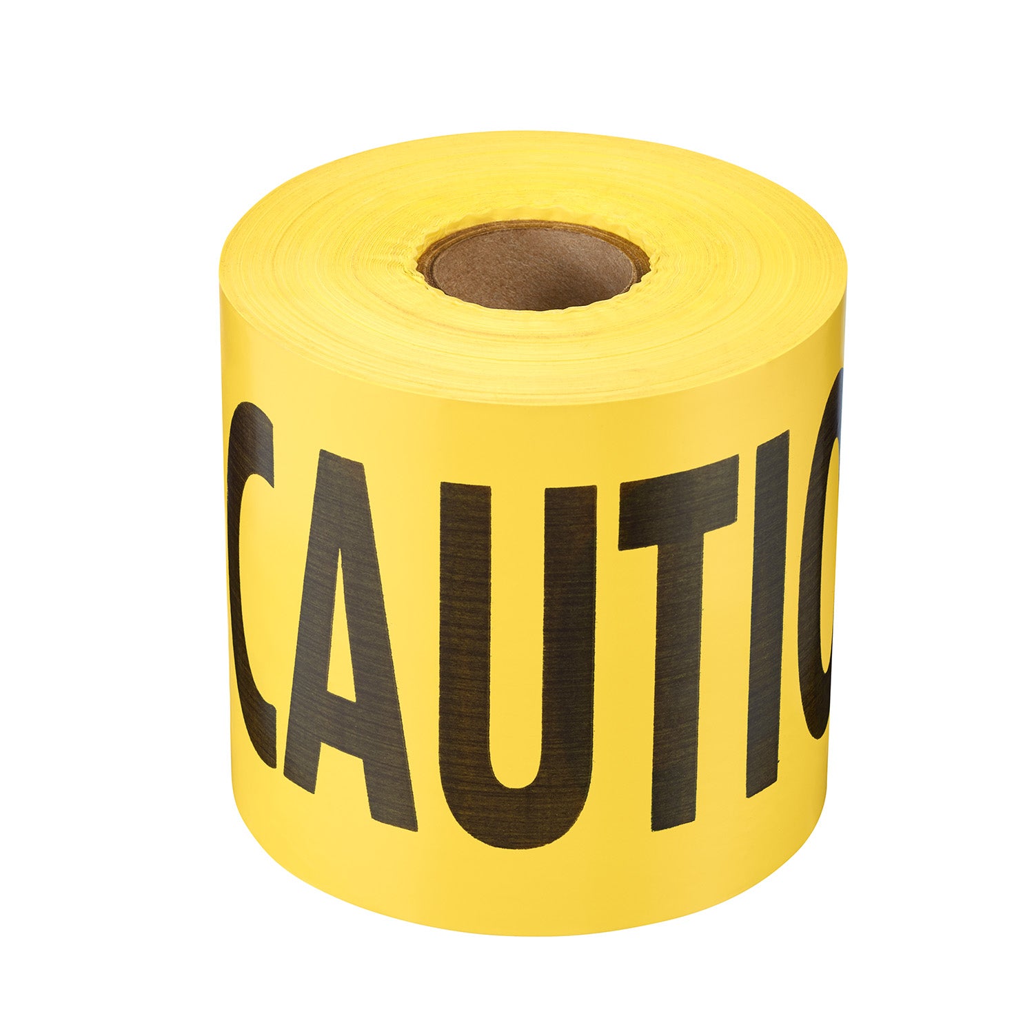 Ruban barricade standard jaune de 300 pieds - Attention