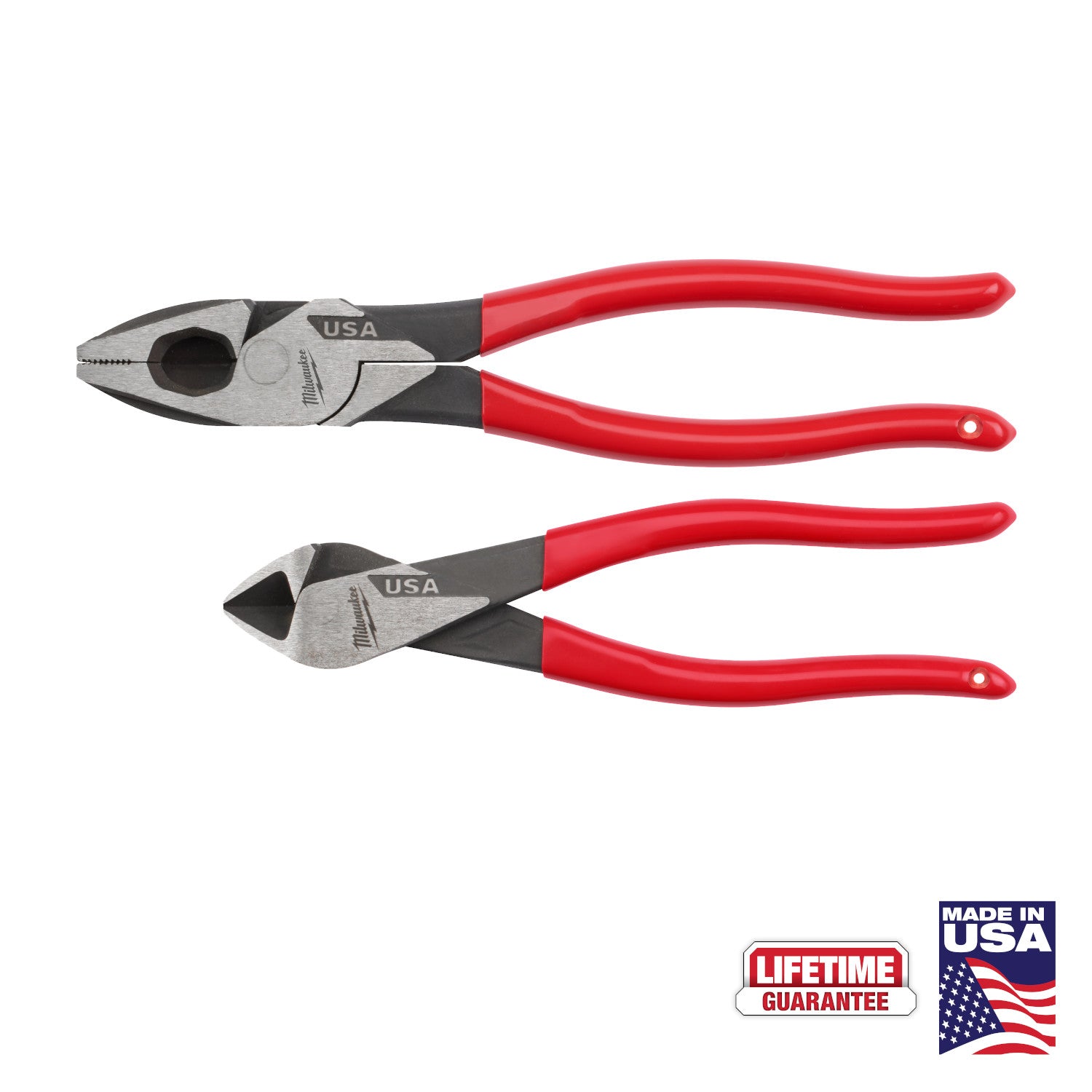 2PC Dipped Grip Cutting Pliers Set (USA)