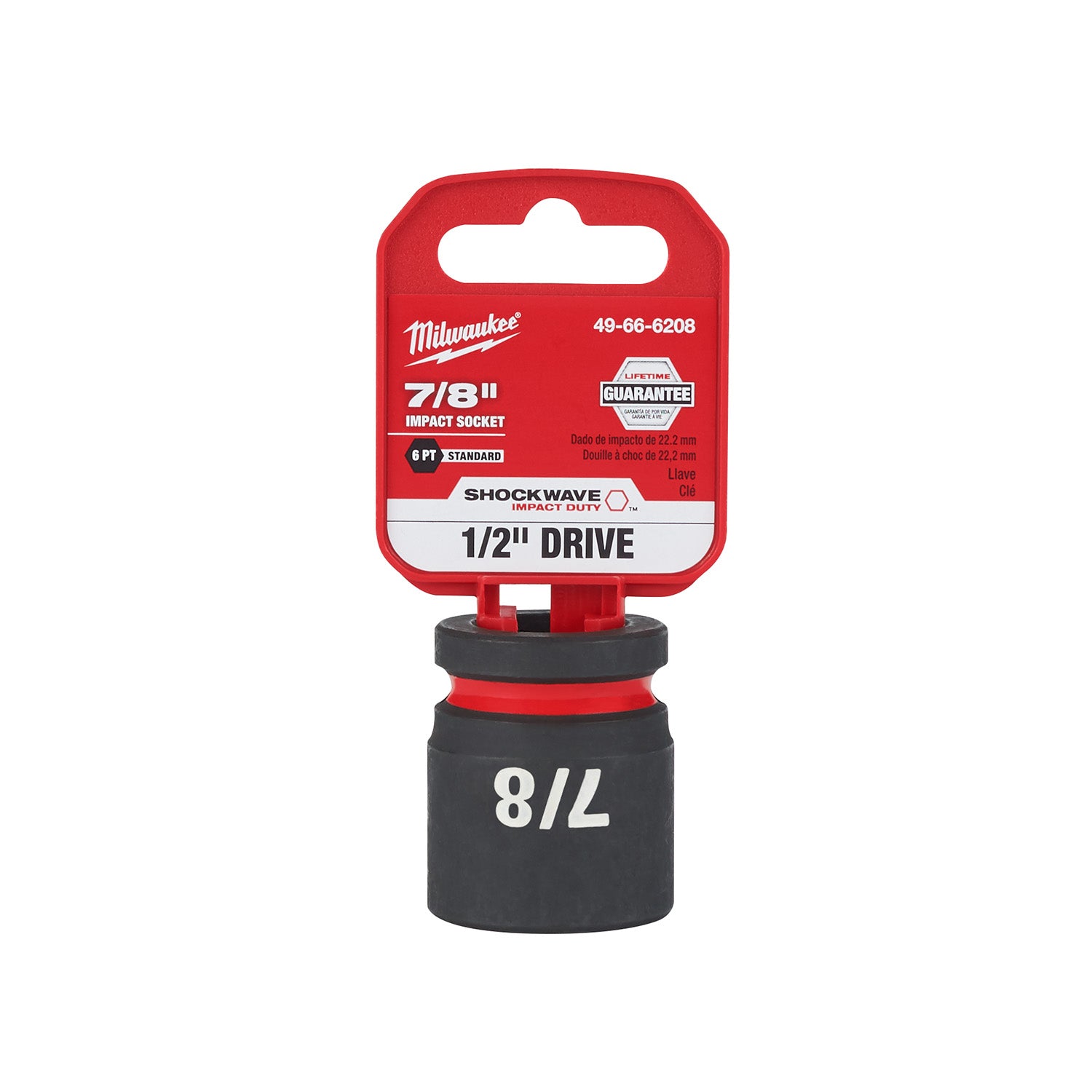 SHOCKWAVE Impact Duty 1/2" Drive 7/8" Standard 6 Point Socket
