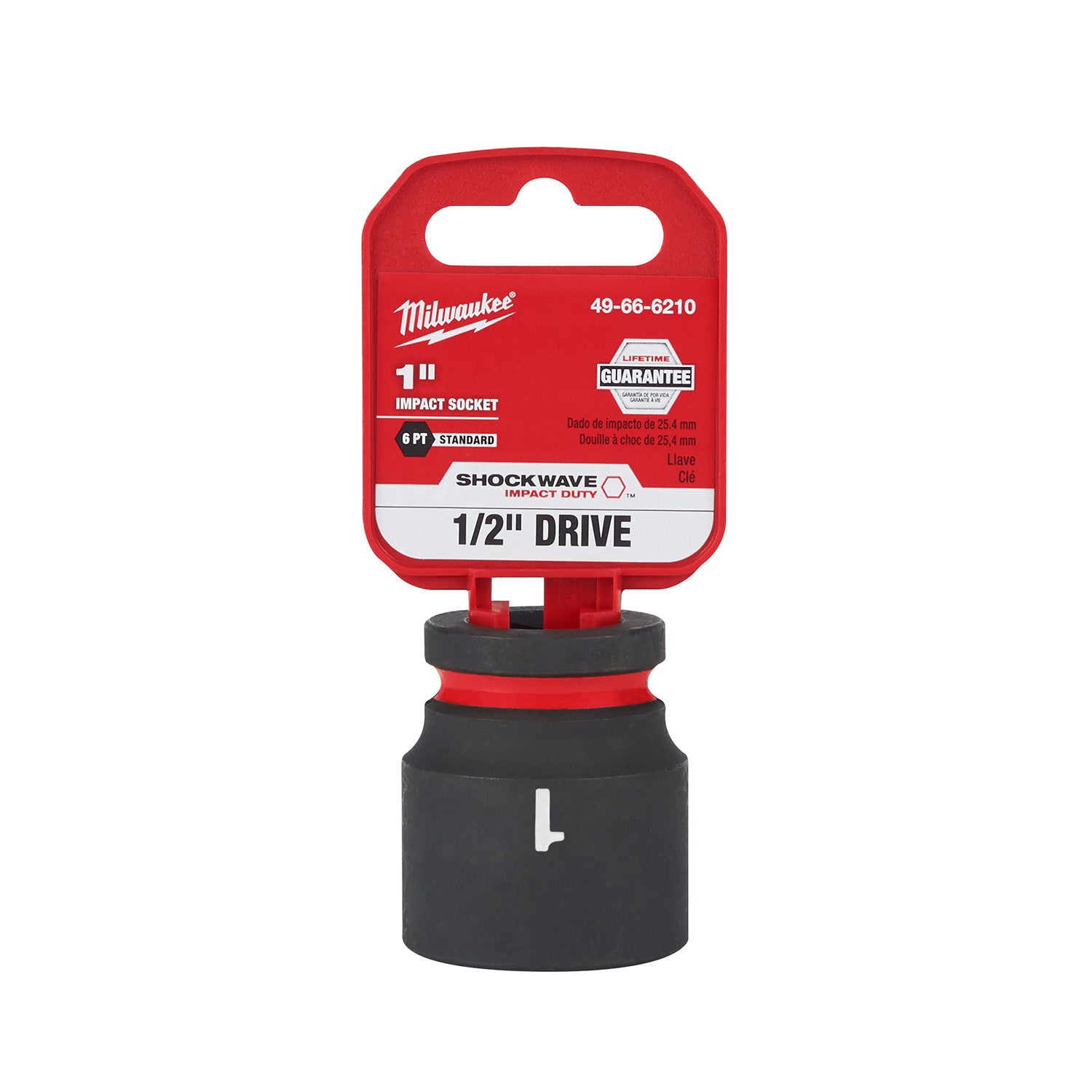 SHOCKWAVE Impact Duty 1/2" Drive 1" Standard 6 Point Socket