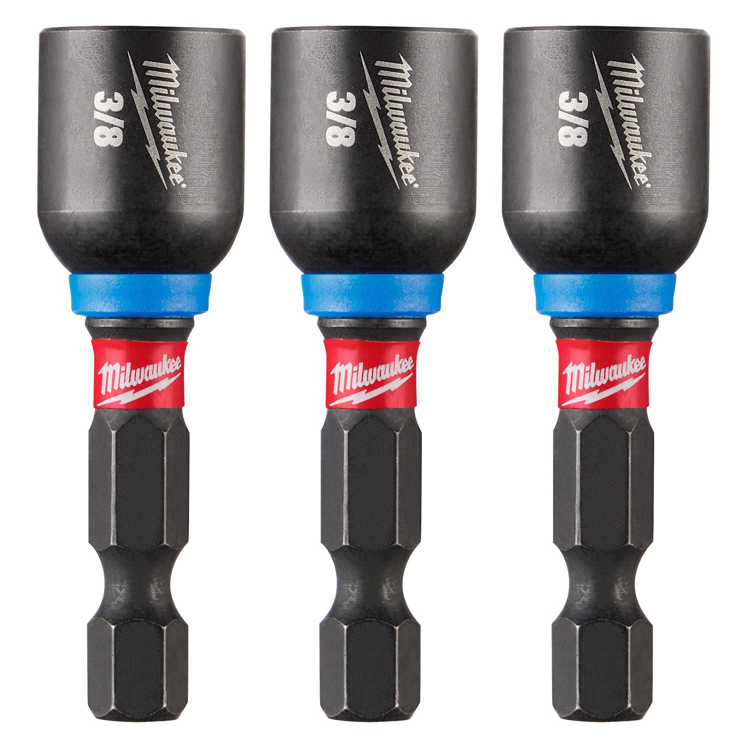 SHOCKWAVE Impact Duty 3/8" x 1-7/8" Tourne-écrou magnétique (3 PK)