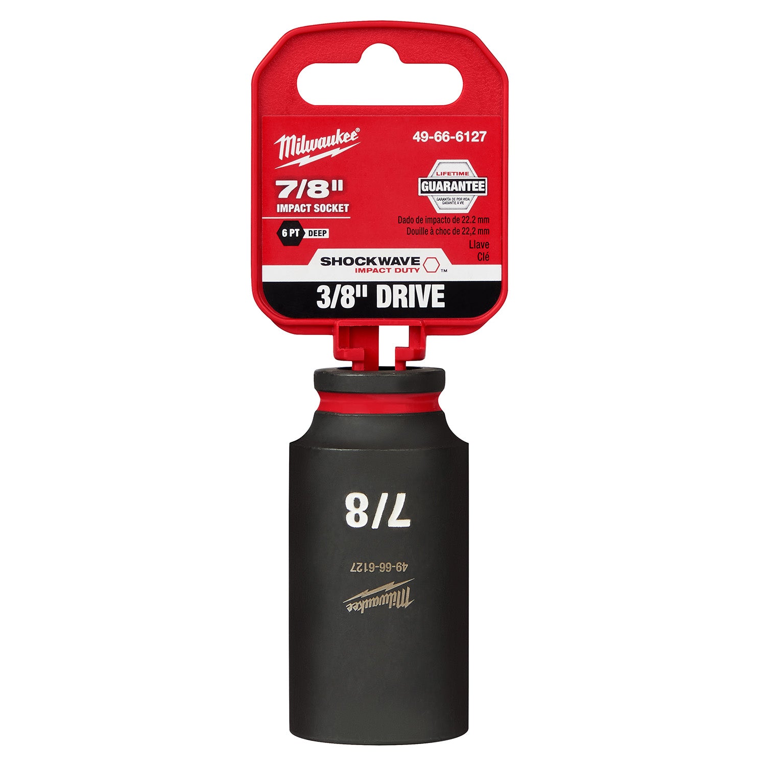 SHOCKWAVE Impact Duty 3/8" Drive 7/8" Deep 6 Point Socket