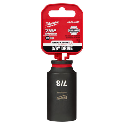 SHOCKWAVE Impact Duty 3/8" Drive 7/8" Deep 6 Point Socket