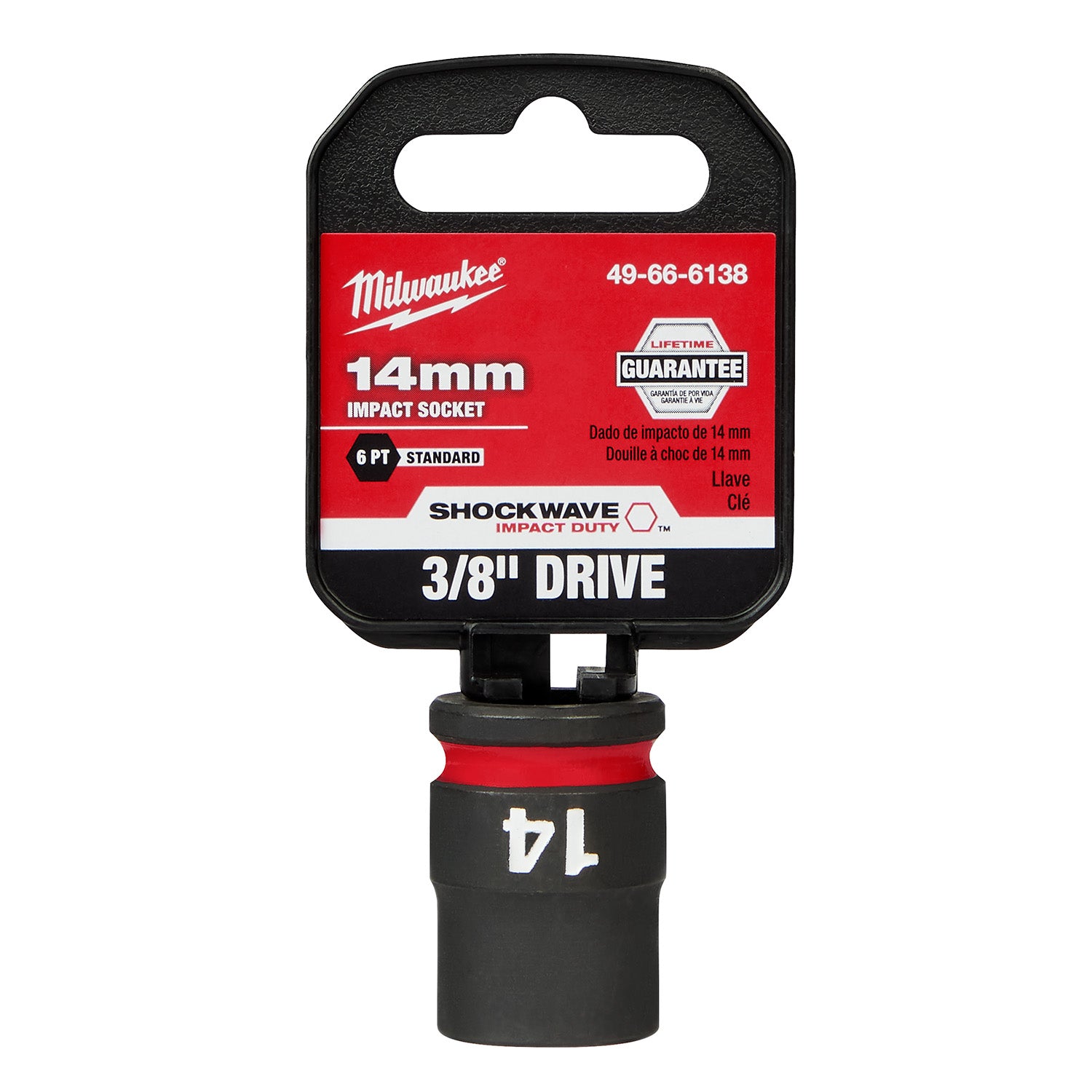 SHOCKWAVE Impact Duty 3/8" Drive 14MM Standard 6 Point Socket