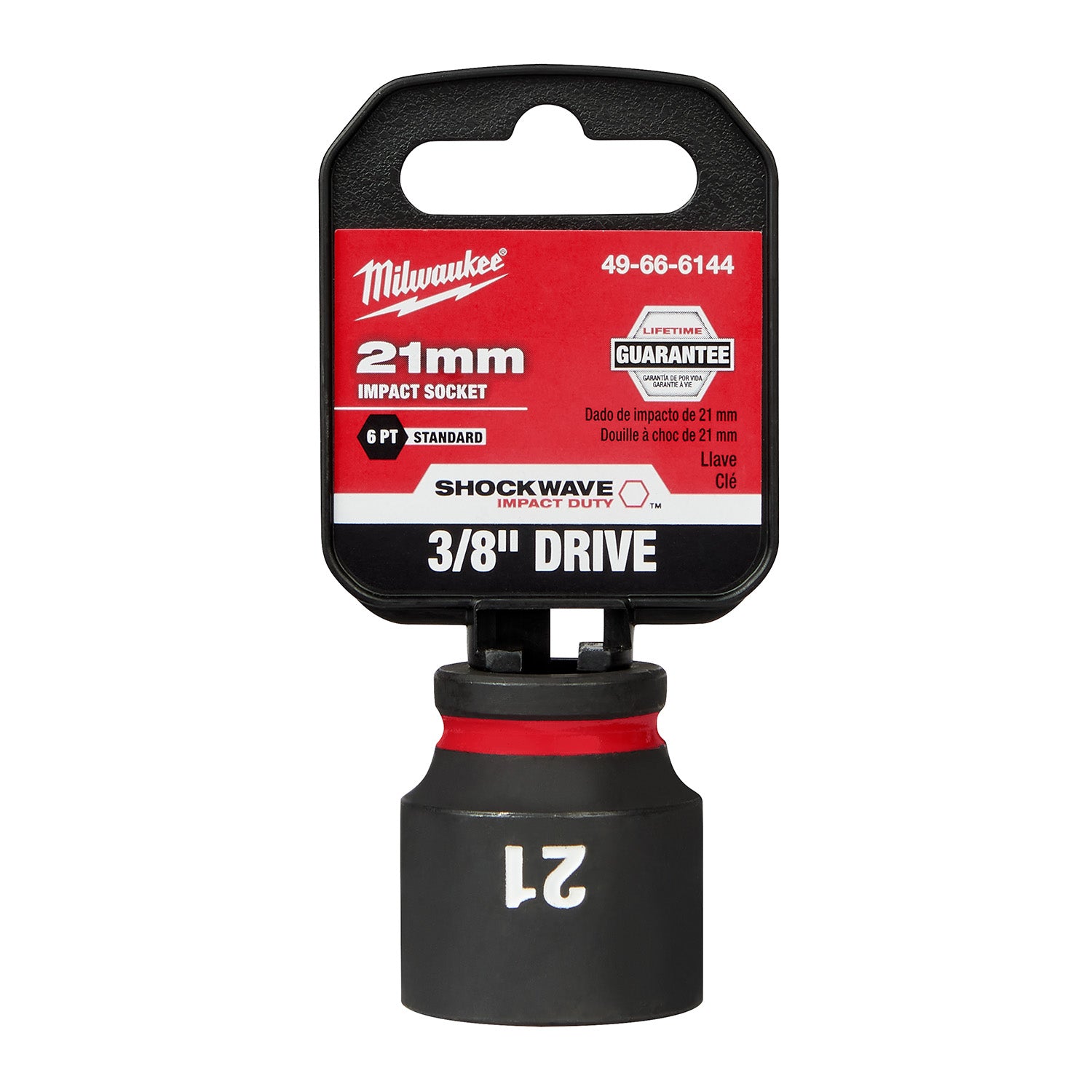 SHOCKWAVE Impact Duty 3/8" Drive 21MM Standard 6 Point Socket