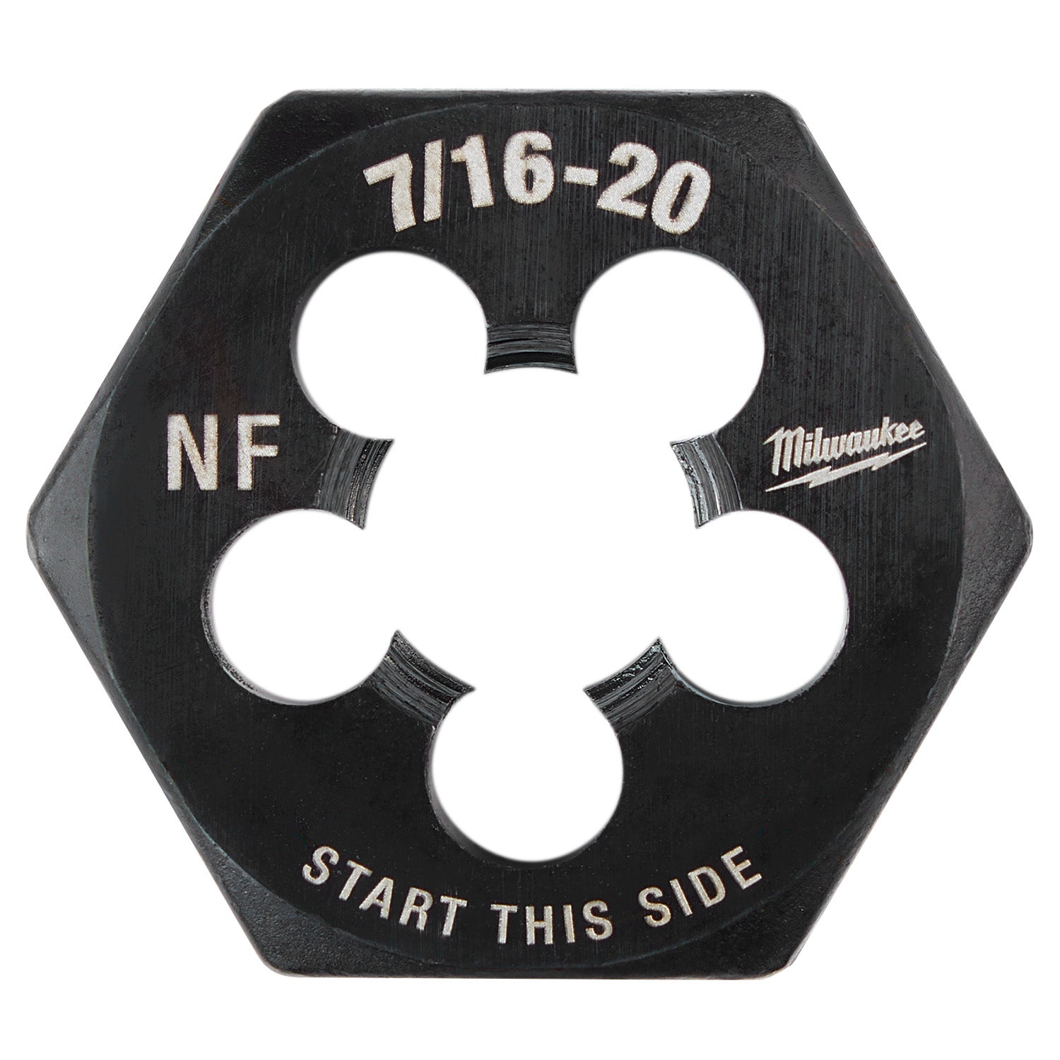 Filière de filetage hexagonal 7/16"-20 NF 1 pouce