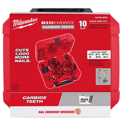 Kit 10PC BIG HAWG avec dents en carbure