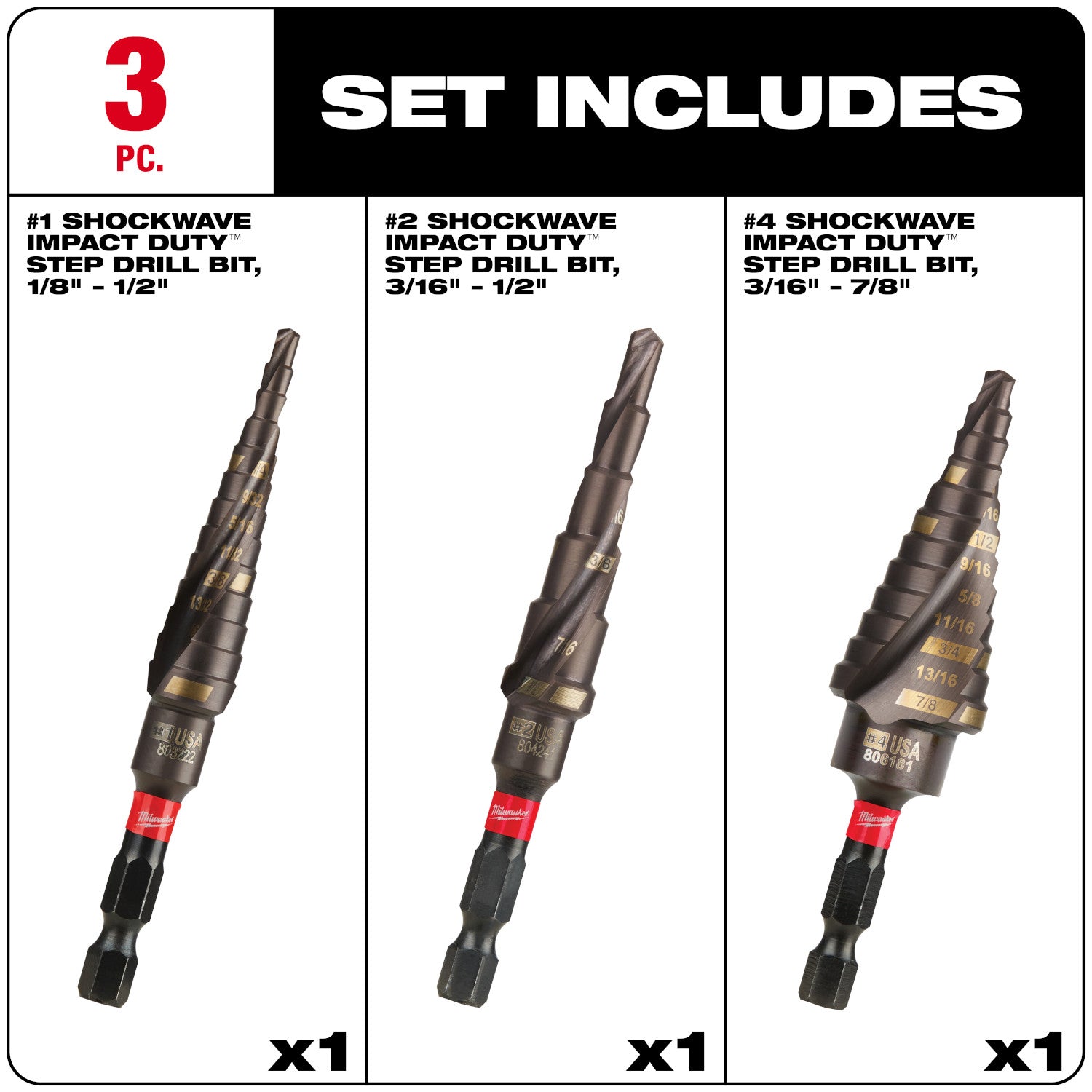 SHOCKWAVE Impact Duty 3PC KIT (#1, #2, #4)