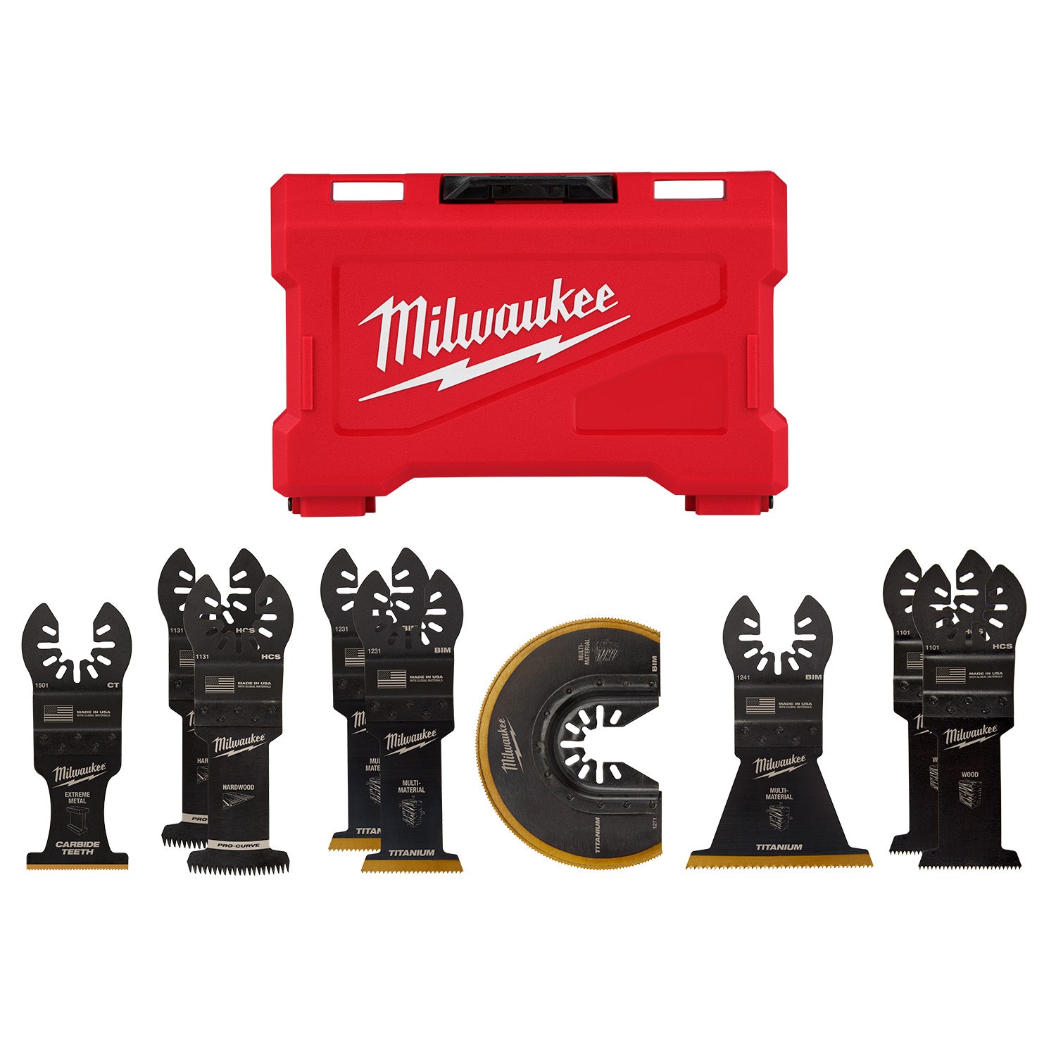 OPEN-LOK 9 PC Oscillating Multi-Tool Blade Set