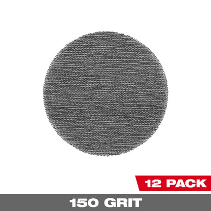 Disques de ponçage 3" 150 avec maille POWERGRID résistante à la déchirure - (12 PK) + Pad Saver