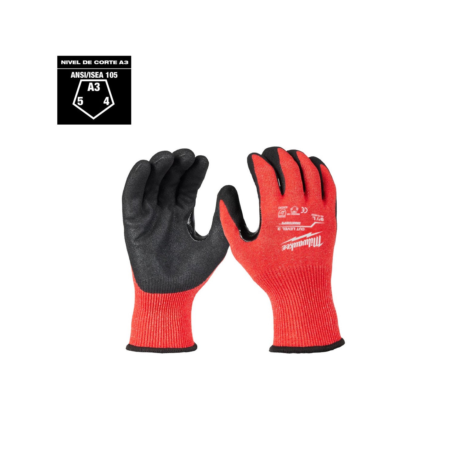 Gants enduits de nitrile de niveau 3 - L (48-73-8632)