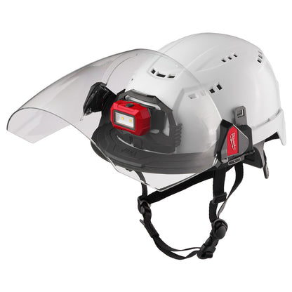 BOLT Full Face Shield - Clear Dual Coat Lens (Compatible with Milwaukee Safety Helmets & Hard Hats)