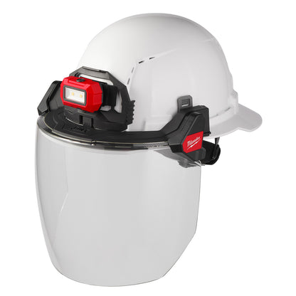 BOLT Full Face Shield - Clear Dual Coat Lens (Compatible with Milwaukee Safety Helmets & Hard Hats)