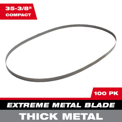 35-3/8" 8/10 TPI Extreme Metal Compact Band Saw Blade for Thick Metal - 1 Pack