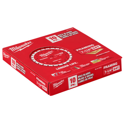 7-1/4" 24T Framing Circular Saw Blades - 1 Pack