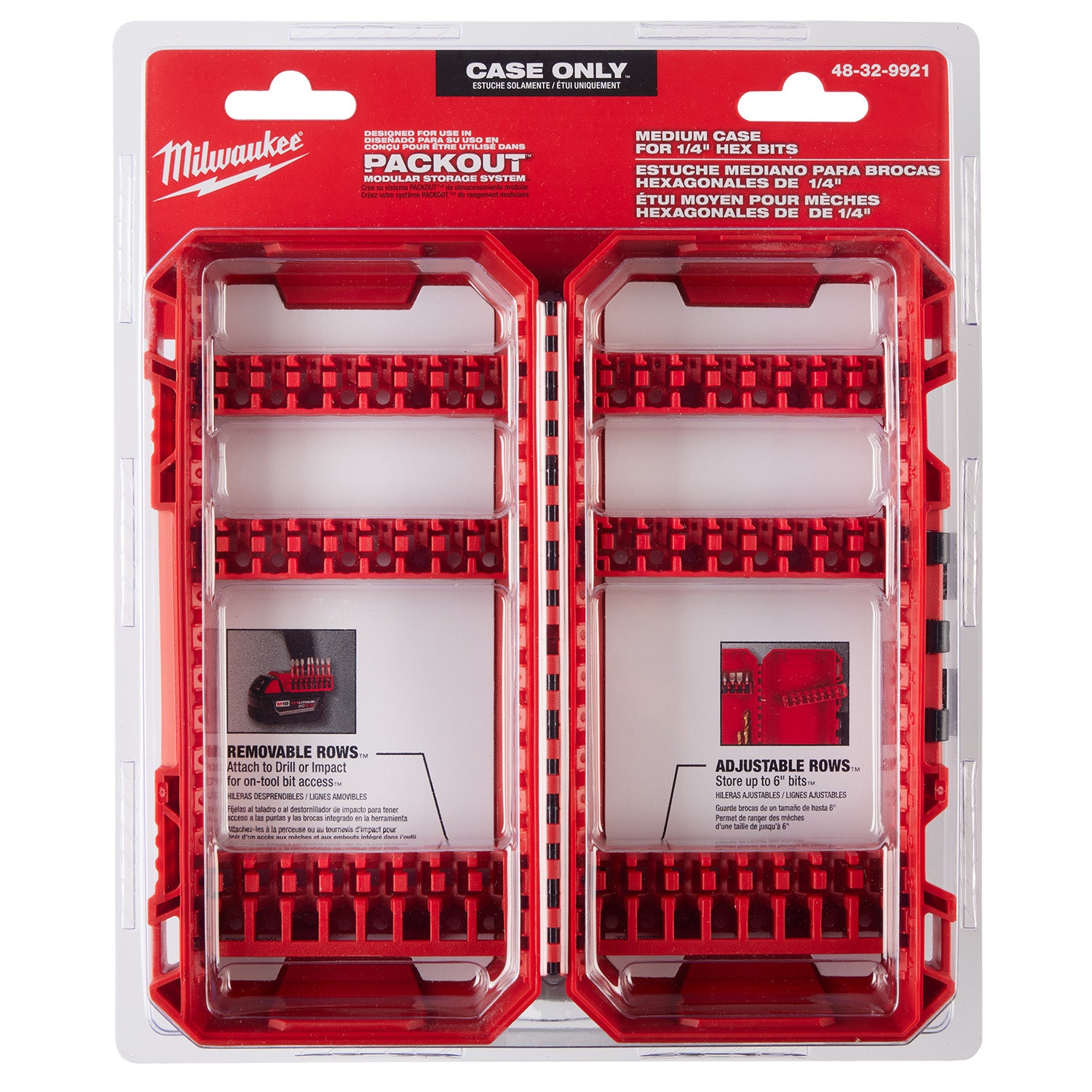 Mallette moyenne personnalisable pour les accessoires de la visseuse à percussion