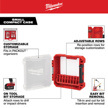 Mallette compacte personnalisable pour les accessoires de la visseuse à percussion