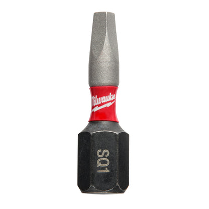SHOCKWAVE Impact Duty 1" Square Recess #1 Insert Bits (1 Pack)