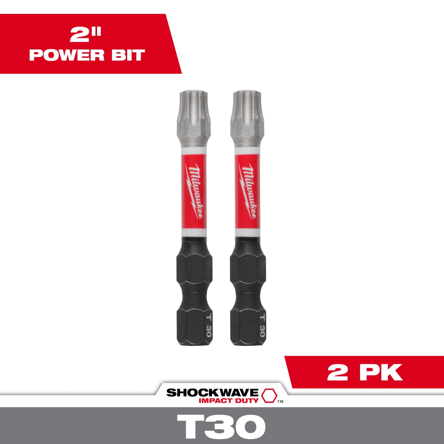 SHOCKWAVE Impact Duty 2 "TORX T30 Power Bits 2 Pack