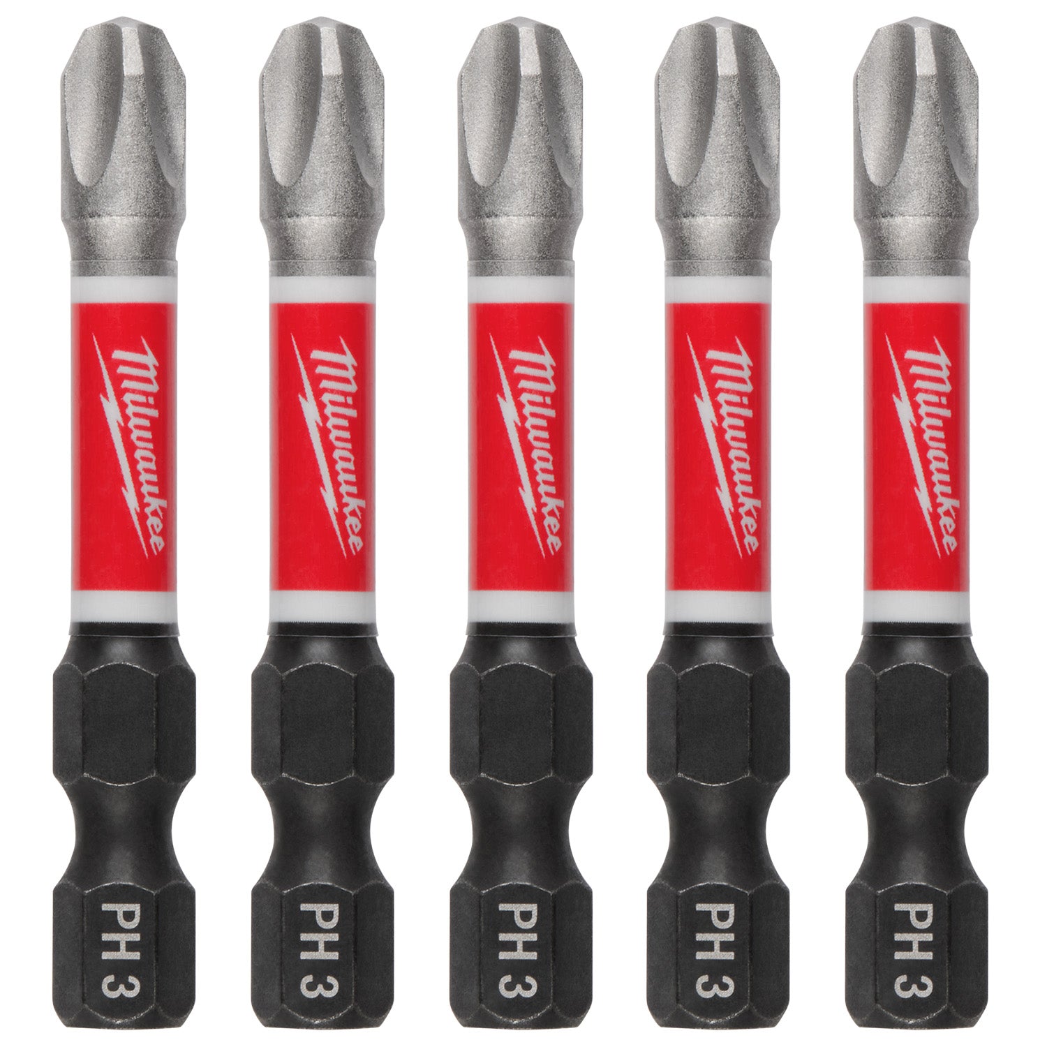 SHOCKWAVE Impact Duty 2" Phillips #3 Power Bits  - 10 Pack