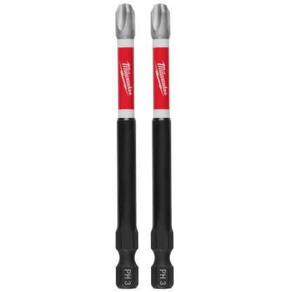SHOCKWAVE Impact Duty 3-1/2" PH3 Bit 2 Pack