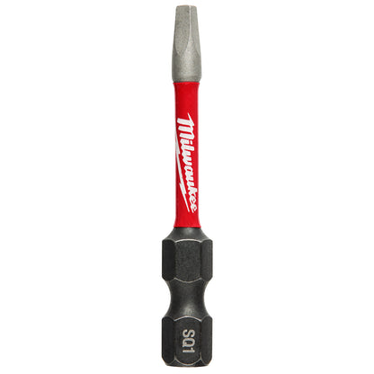 SHOCKWAVE Impact Duty 2" Square Recess #1 Power Bits - 1 Pack