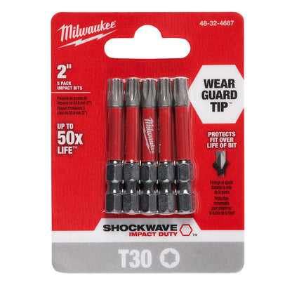 SHOCKWAVE Impact Duty 2" TORX T30 Power Bits - 1 Pack