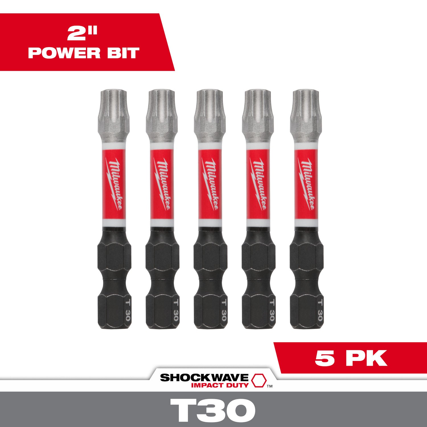 SHOCKWAVE Impact Duty 2" TORX T30 Power Bits - 1 Pack