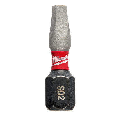 SHOCKWAVE Impact Duty 1" Square Recess #2 Insert Bits (1 Pack)