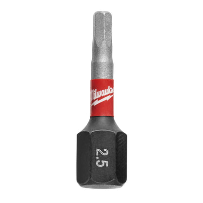 SHOCKWAVE Impact Duty 1" Hex 2.5MM Insert Bits (1 Pack)
