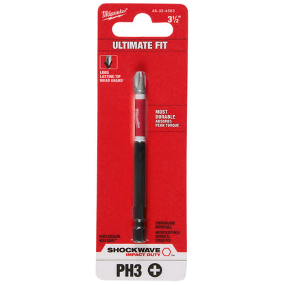 SHOCKWAVE Impact Duty 3-1/2" Phillips #3 Power Bit