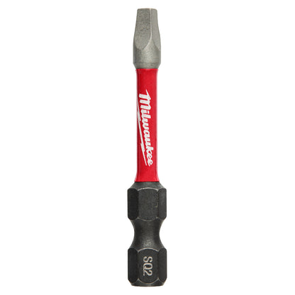 SHOCKWAVE Impact Duty 2" Square Recess #2 Power Bits - 10 Pack