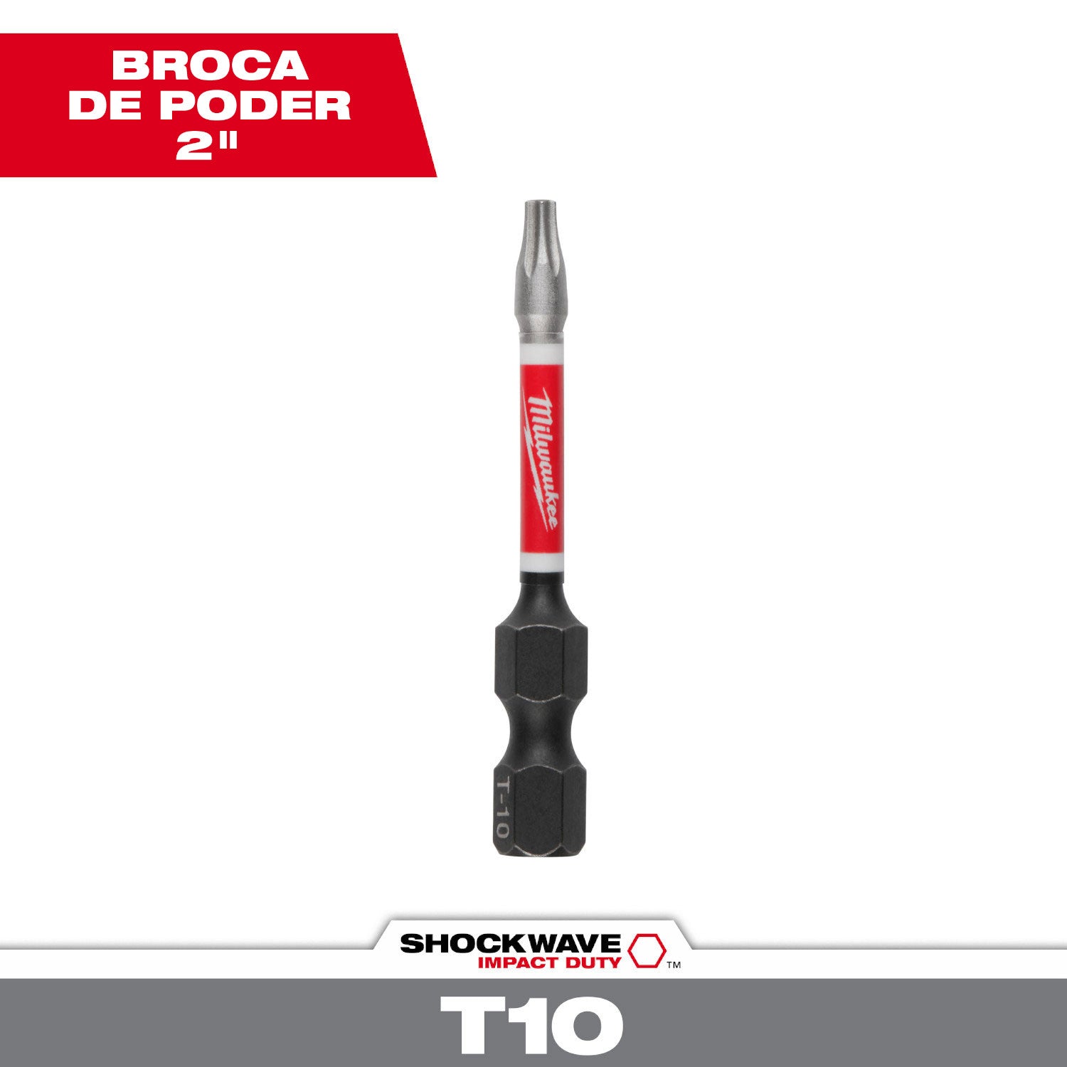SHOCKWAVE Impact Duty 2" Square Recess #2 Power Bit