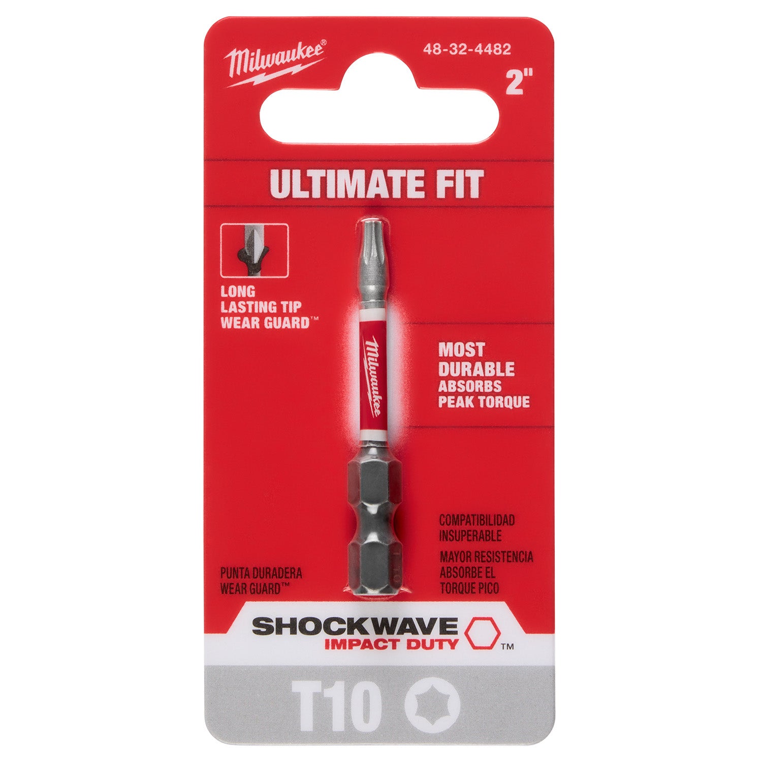 SHOCKWAVE Impact Duty 2" Square Recess #2 Power Bit