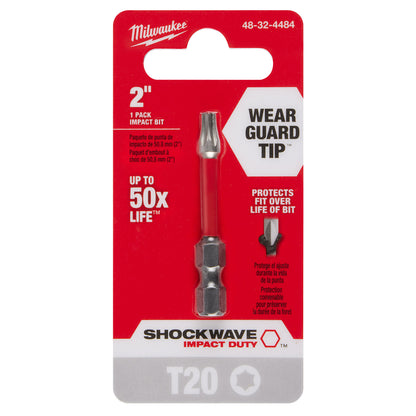 SHOCKWAVE Impact Duty 2"TORX T20 Power Bit