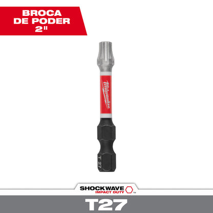 SHOCKWAVE Impact Duty 2 "TORX T27 Power Bit
