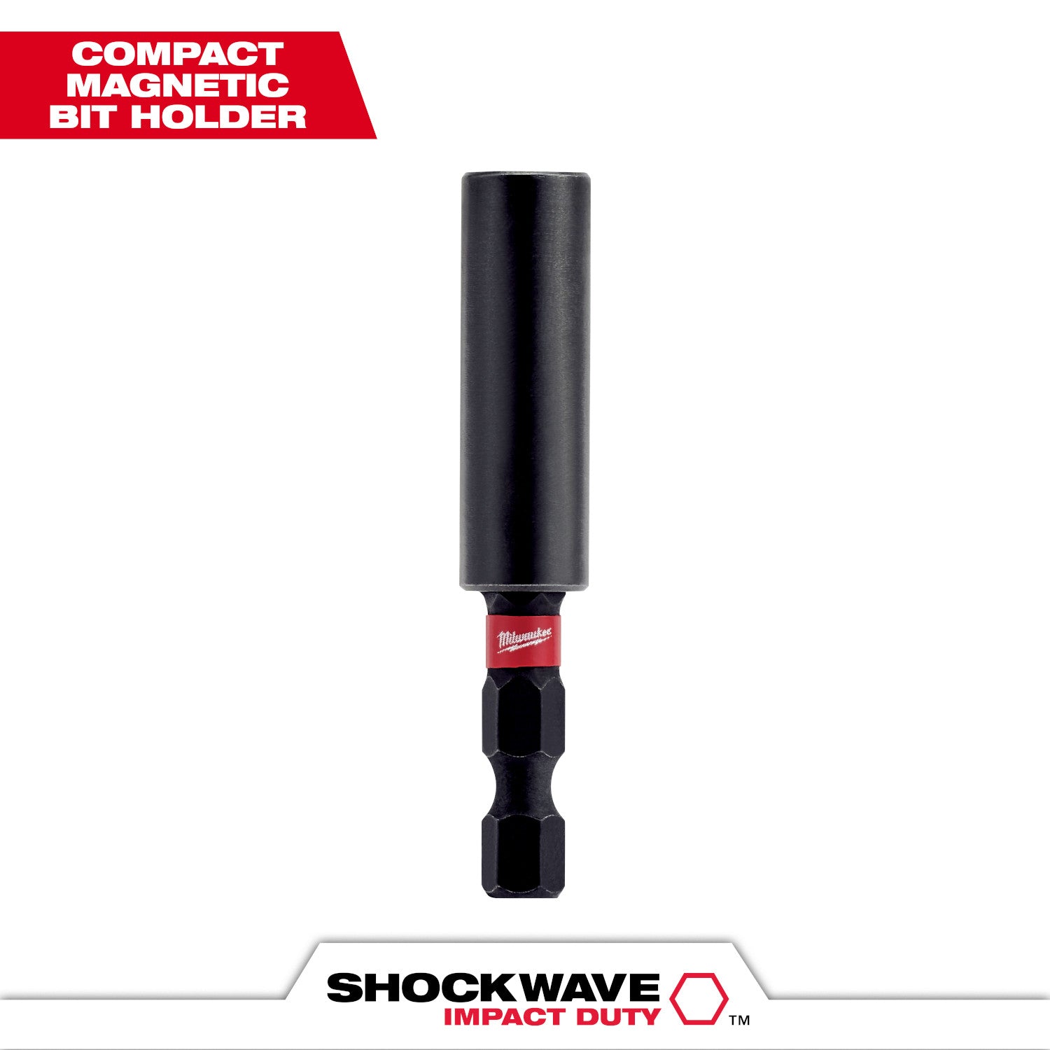 SHOCKWAVE Compact Impact Duty Magnetic Bit Holder (Porte-embout magnétique)
