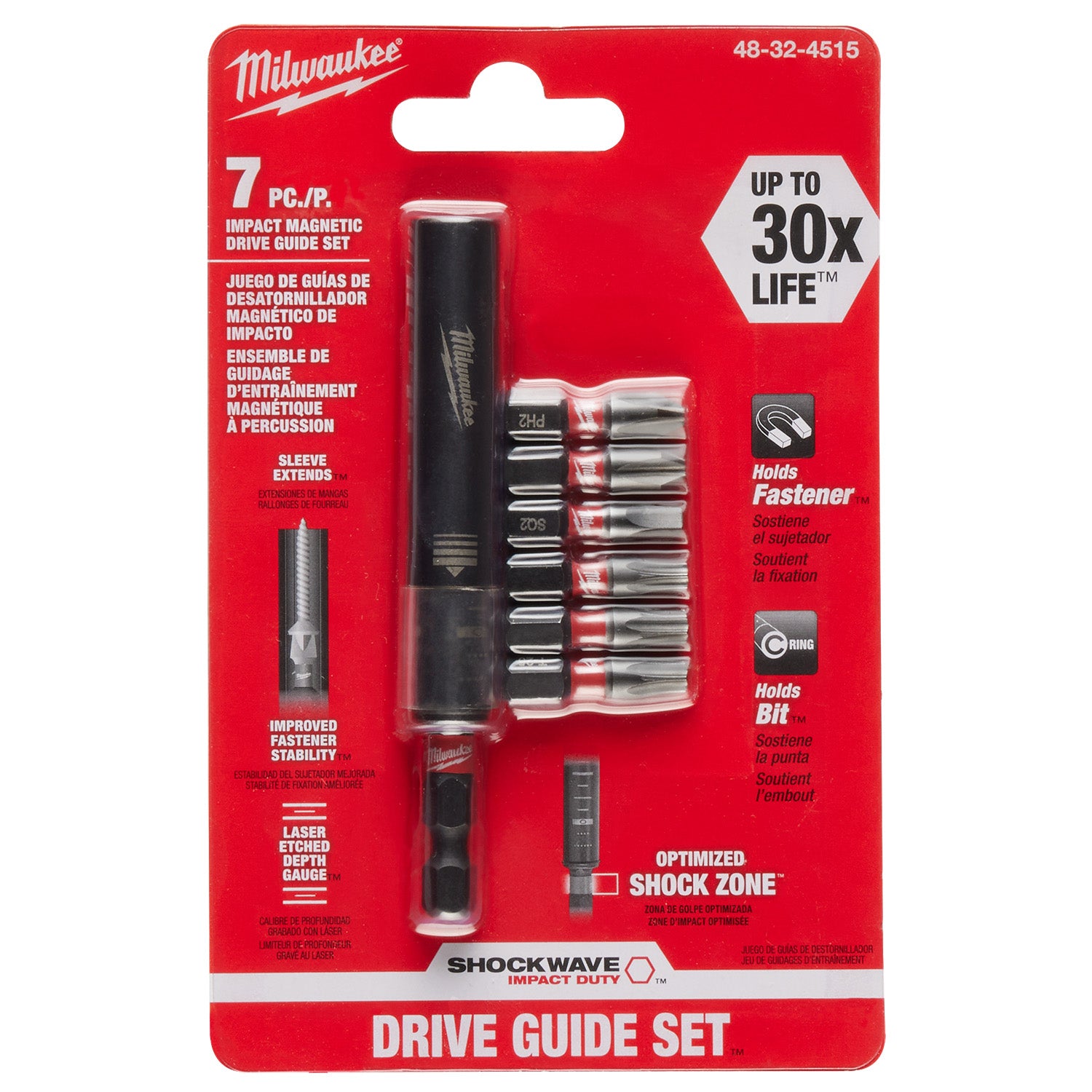 7PC SHOCKWAVE Impact Duty Magnetic Drive Guide Set