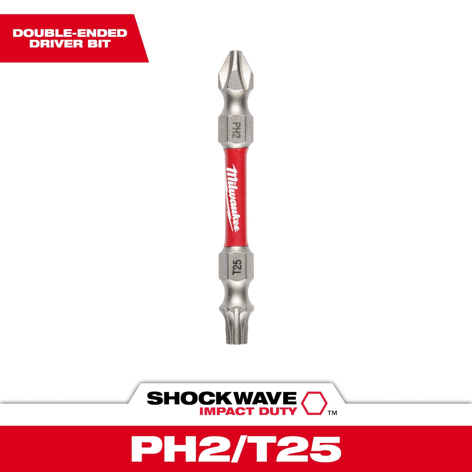 SHOCKWAVE PH2/SL #10 Impact Duty Double Ended Bit
