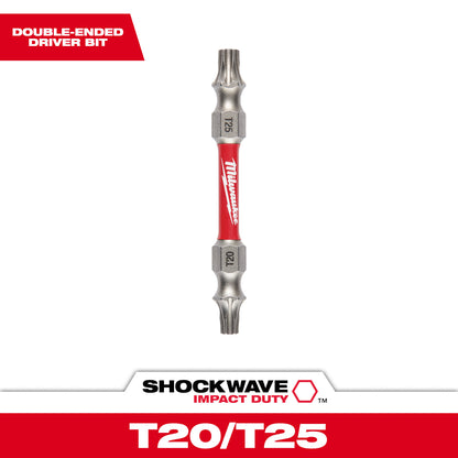 SHOCKWAVE PH2/SQ2 Impact Duty Double Ended Bit