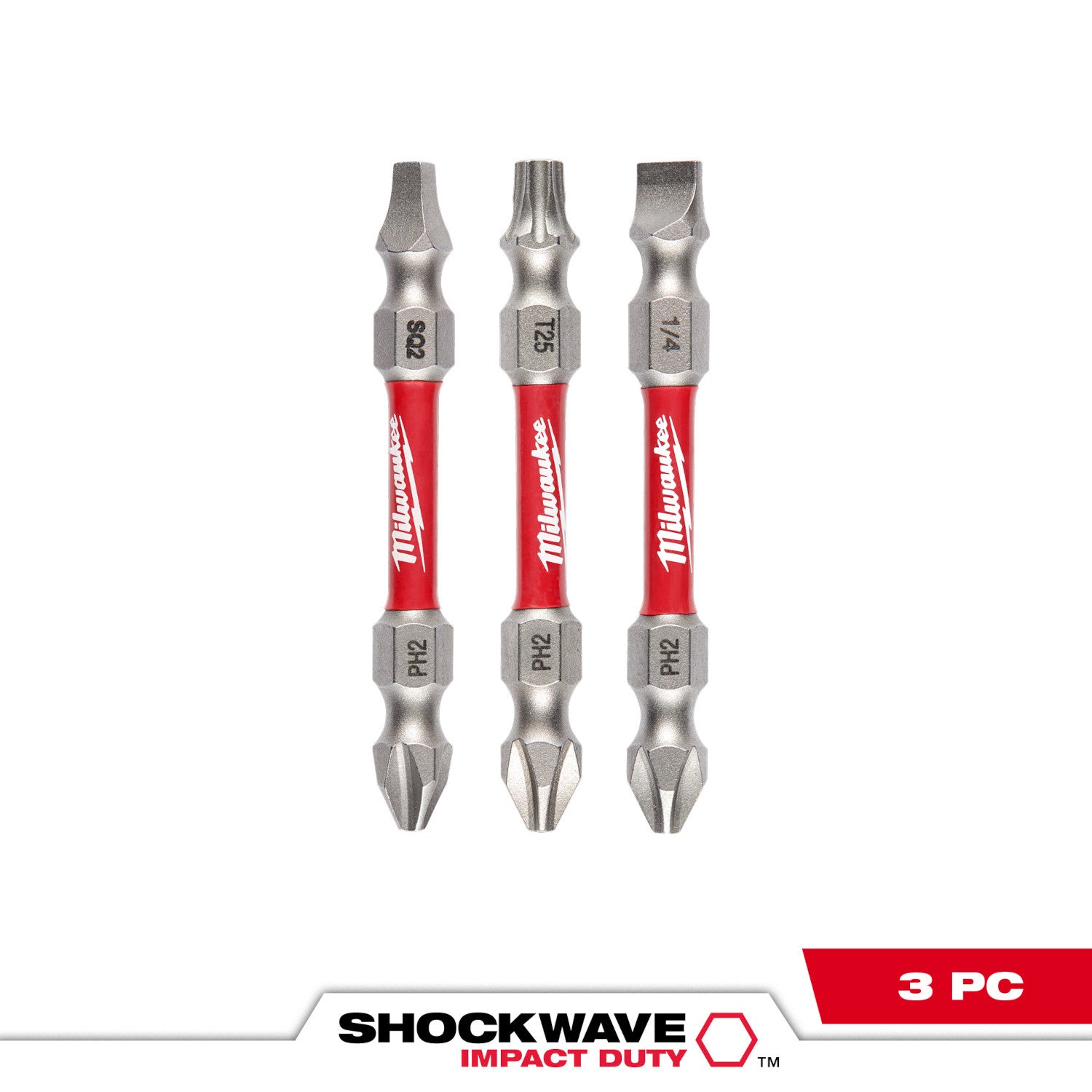 SHOCKWAVE PH2/T25 Impact Duty Double Ended Bit