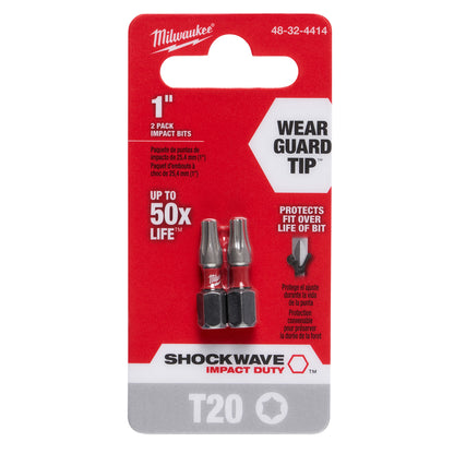 SHOCKWAVE Impact Duty 1" Phillips #2 Insert Bits