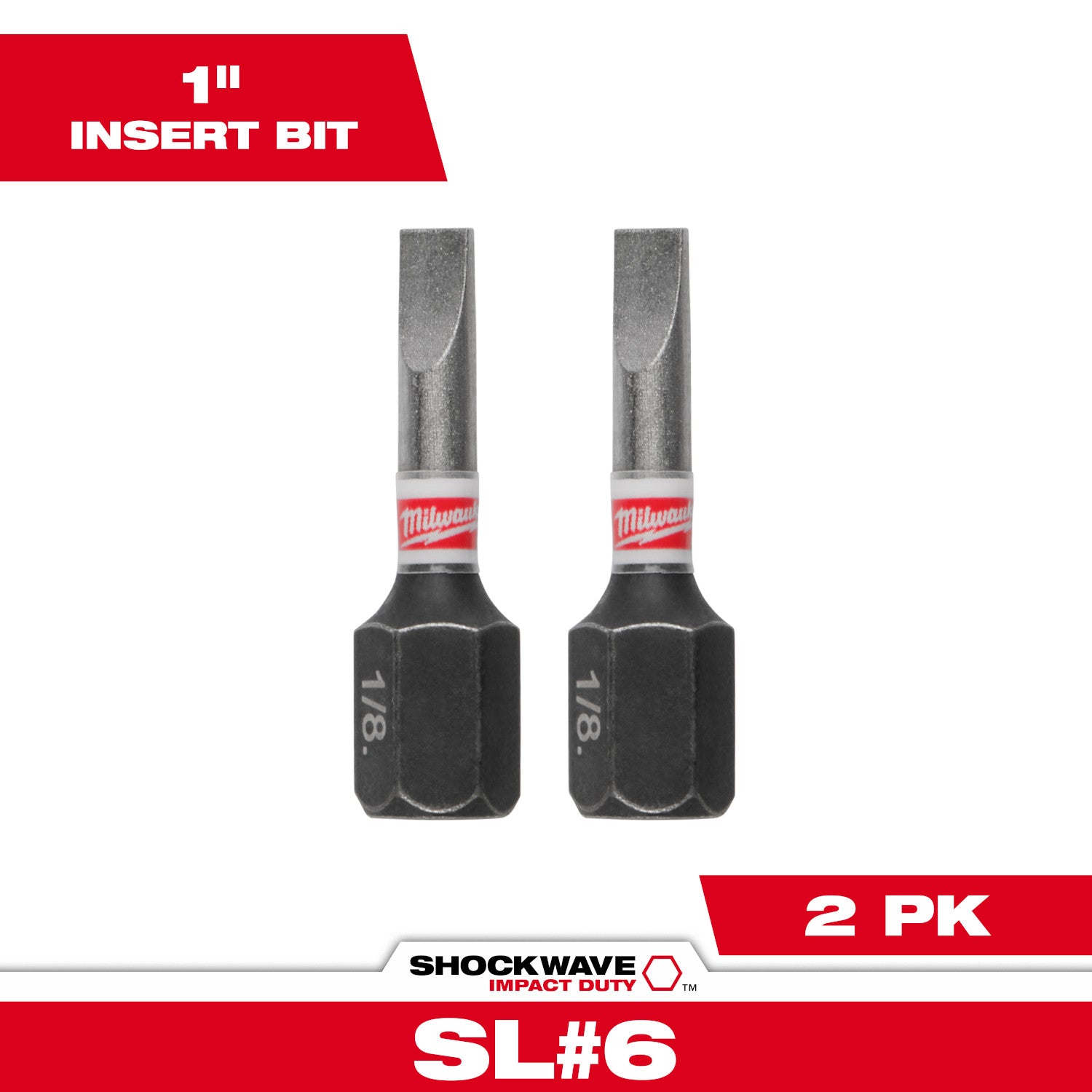 SHOCKWAVE Impact Duty 1" Phillips #3 Insert Bits 2 Pack