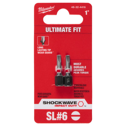 SHOCKWAVE Impact Duty 1" Phillips #3 Insert Bits 2 Pack