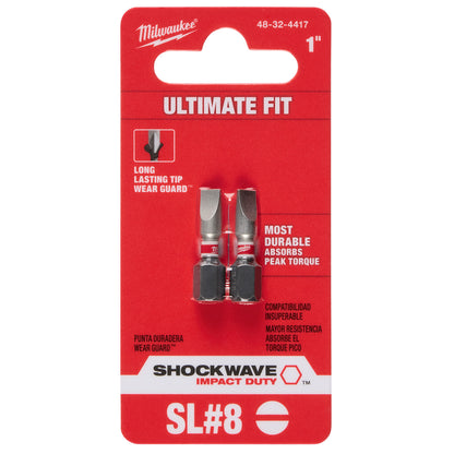 SHOCKWAVE Impact Duty 1" TORX T20 Insert Bits 2 Pack